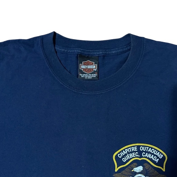 Harley Davidson Outaouais Motorcycle Club / Front+Back Graphics - Picture 3 of 8